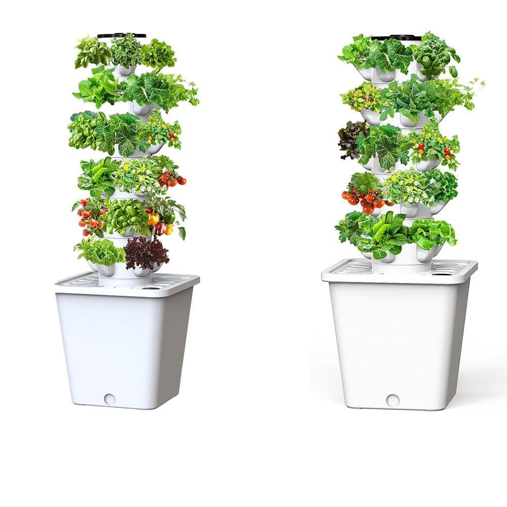 SJZXUV 30 Plant and 25 Plant Smart Hydroponic Growing System Kit