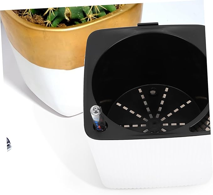 Angoily 2pcs Water Level Indicator Moisture Meter Water Level Buoy Water Level Reminder Soil Hygrometer Water Shortage Reminder Plants Soil Test Kit Pot for Scale White Indoor Plastic
