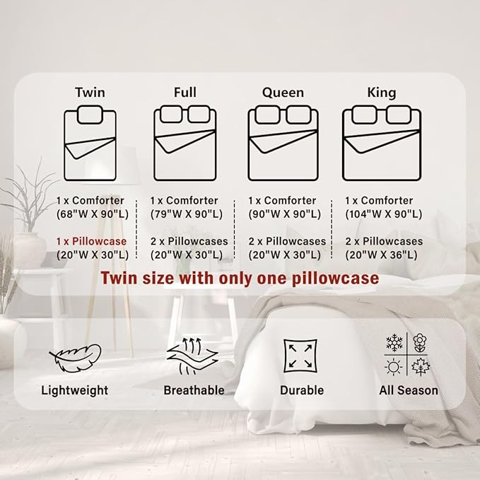 Castle Fairy Mushroom Boys Girls Comforter Set,Rustic Wild Plants Duvet Set for Room Decor,Nature Burgundy Plant Snail Brushed Microfiber Soft Quilt Cover,Full