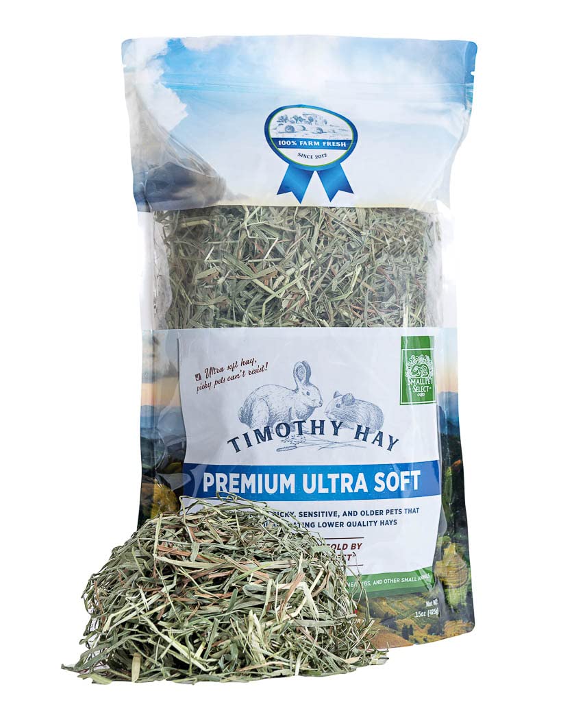 Small Pet Select - Premium Ultra Soft Timothy Hay, Rabbits, Guinea Pigs, Chinchillas, 15oz