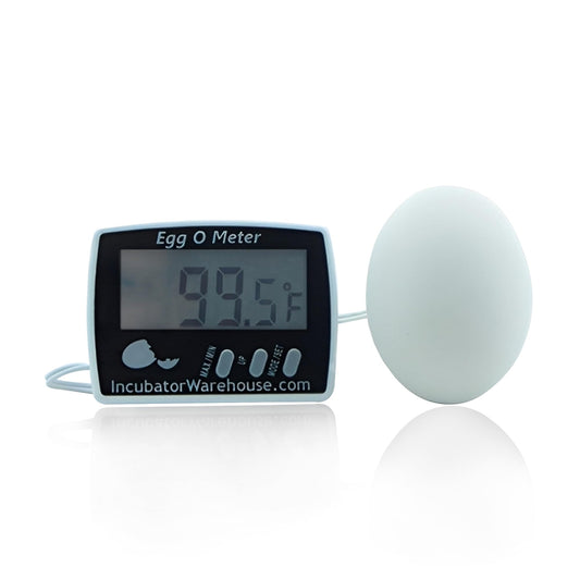 Incubator Warehouse Egg-O-Meter - Large Digital Display Egg Thermometer with Min/Max Memory - Reads Celsius and Fahrenheit +/-1
