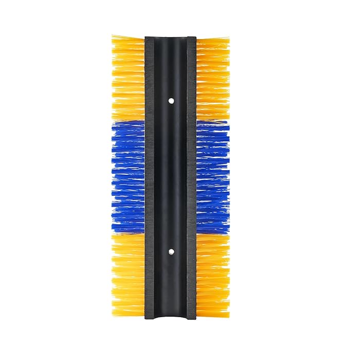 VEVOR Livestock Scratching Brush, 4 Pcs Horse Brush with 8 Screws, 20 x 7.5 in Cow Scratcher, for Back Itch Relief & Keep Cleaning, Grooming & Scratching Post Brush for Horse, Pig, Cattle Supplies