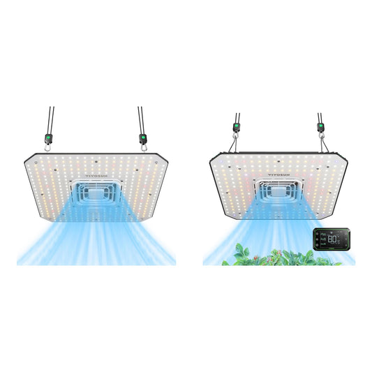 VIVOSUN AeroLight A100SE and AeroLight A100, Tunable Spectrum, LED Grow Light 100W for 2x2/3x3 Grow Tent
