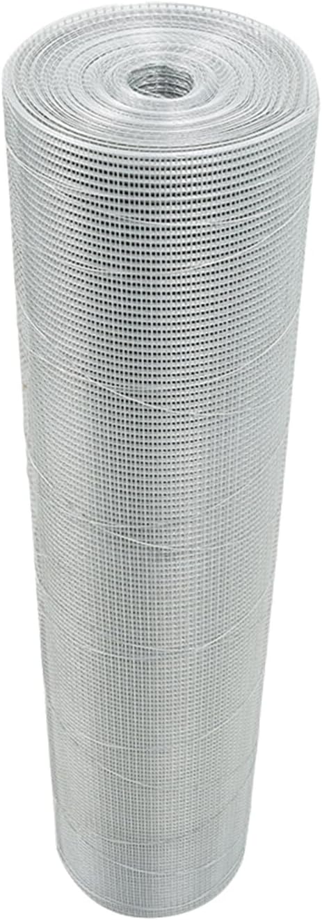 LABLT 36 in x 100 ft Hardware Cloth, 1/4 in Chicken Wire Fence for Chicken Coop Fences and Poultry Animal Netting (23 Gauge, Silver White)