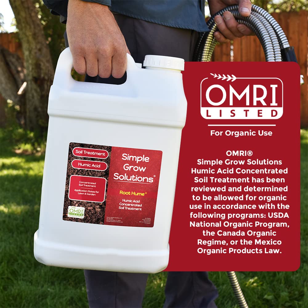 16-4-8 Lawn Food (2.5 Gallons) and Lawn Energizer Nitrogen & Iron (2.5 Gallons) and Root Hume, Humic (2.5 Gallons) - Simple Lawn Solutions