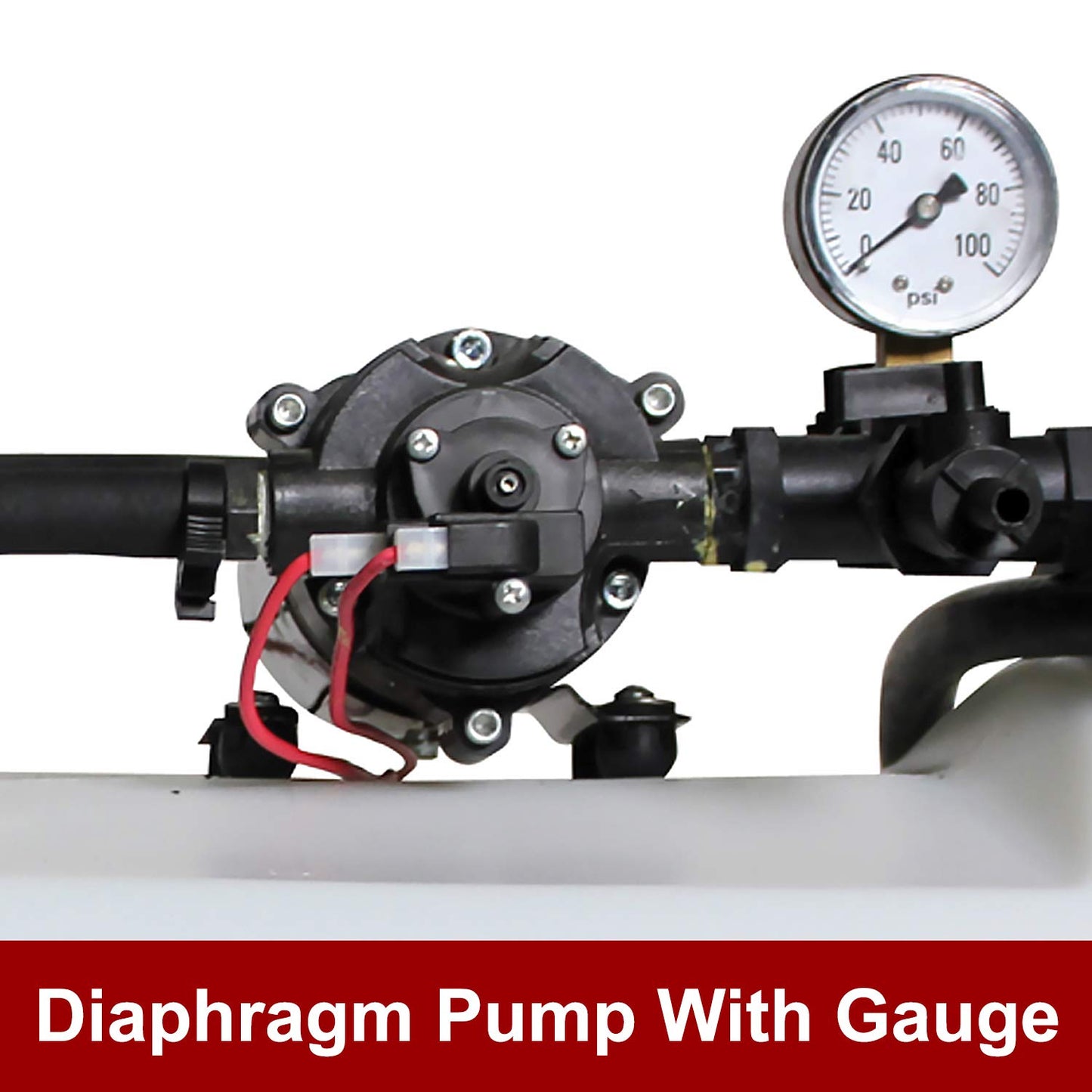 Chapin 97300 Made in USA, 15-Gallon 12 Volt Deluxe Dripless EZ Mount ATV/UTV Spot Sprayer, 2.2 GPM, Translucent White