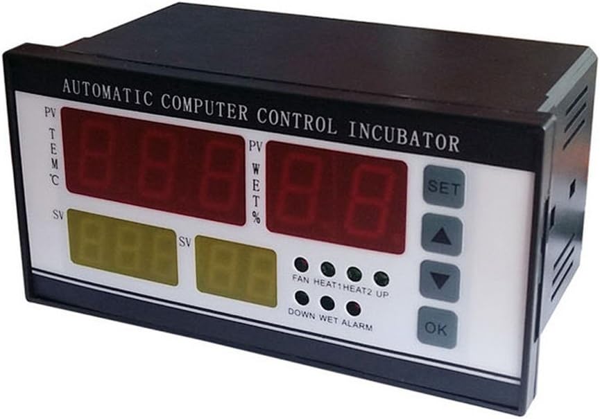 XM-18 Egg Incubator Temperature Controller Thermostat Full Automatic Control System Egg Incubator Machine with Temperature Humidity Sensor Probe (220V)