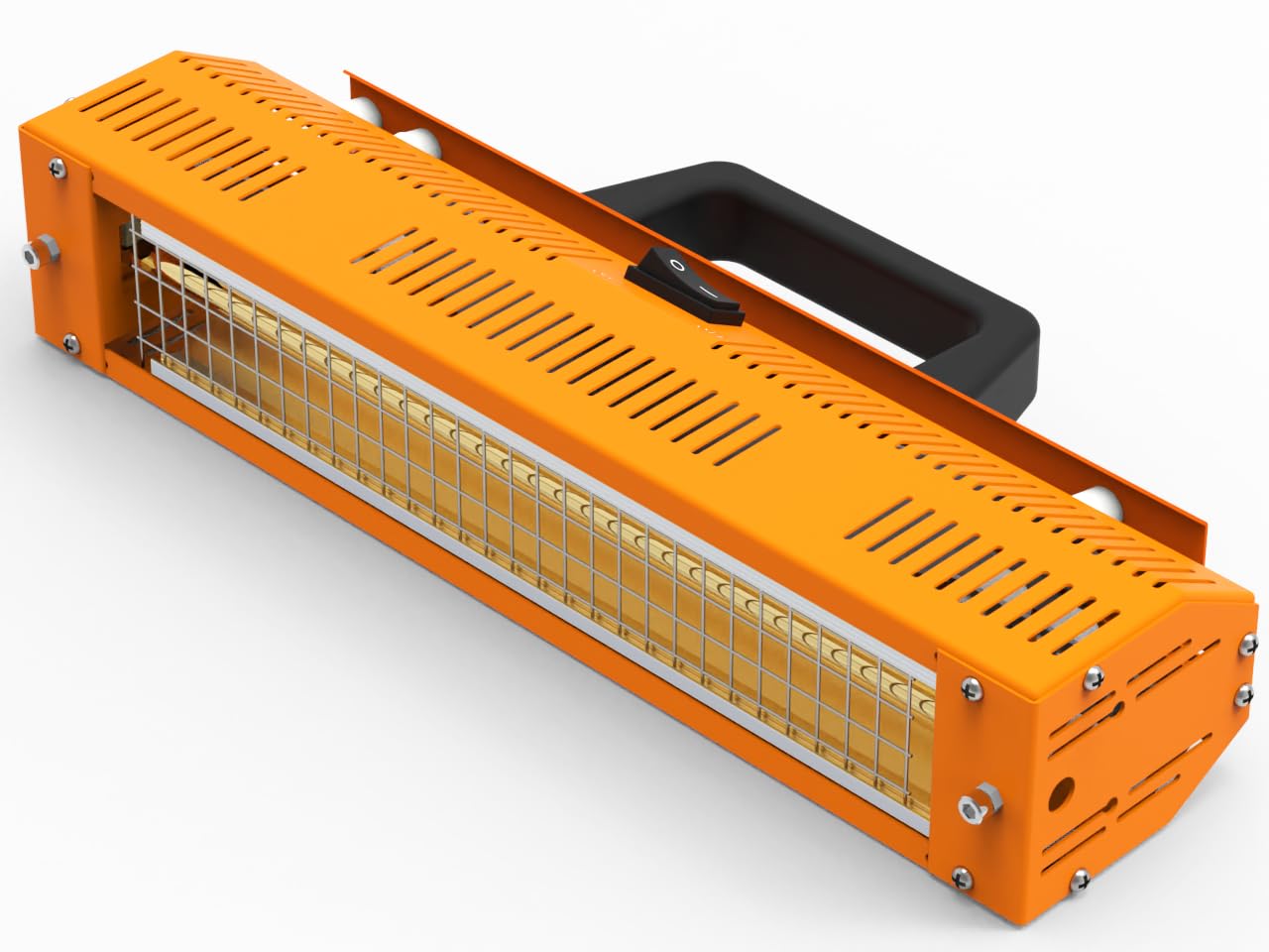 pakowin Shortwave Infrared Paint Curing lamp - 1000w 110v Handheld Infrared Dryer for Automobile, Paint Booths, Furniture