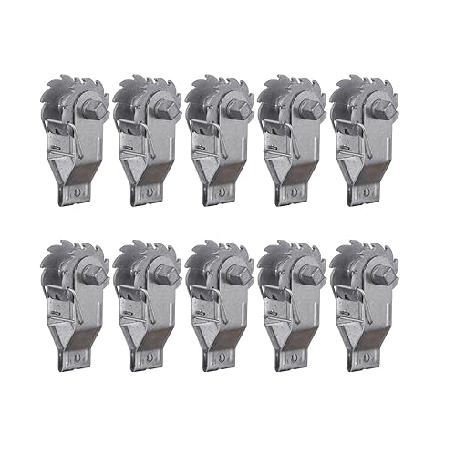 Electric Fence Wire Strainer, 10PCS Heavy Duty Inline Wire Tensioner, Wire Ratchet Tensioner for Electric Fence, Farm Fence