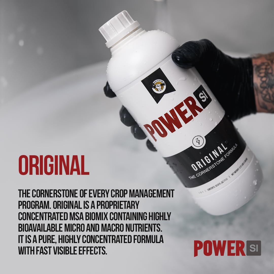 PowerSi Original 5L – Premium Silica Supplement for Stronger Plants & Maximum Nutrient Uptake – Enhances Growth, Resilience & Yield – Highly Concentrated & Fast-Acting
