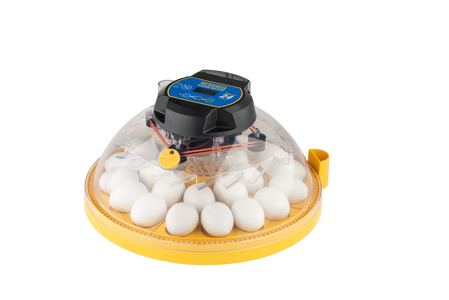 Brinsea Maxi 24 EX Egg Incubator with Automatic Humidity Control and Egg Turning for Hatching 24 Chicken, Duck, or Other Eggs, Optimal Flexibility with Mix & Match Sizes