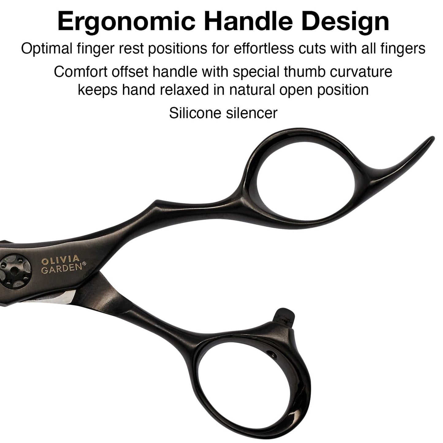 Olivia Garden Barber Shears Intro Kit - Includes Professional Hair Cutting Shears, Thinner, Case, and Accessories - 6.25" Razor Sharp Scissors - OGB-625, OGB-T630