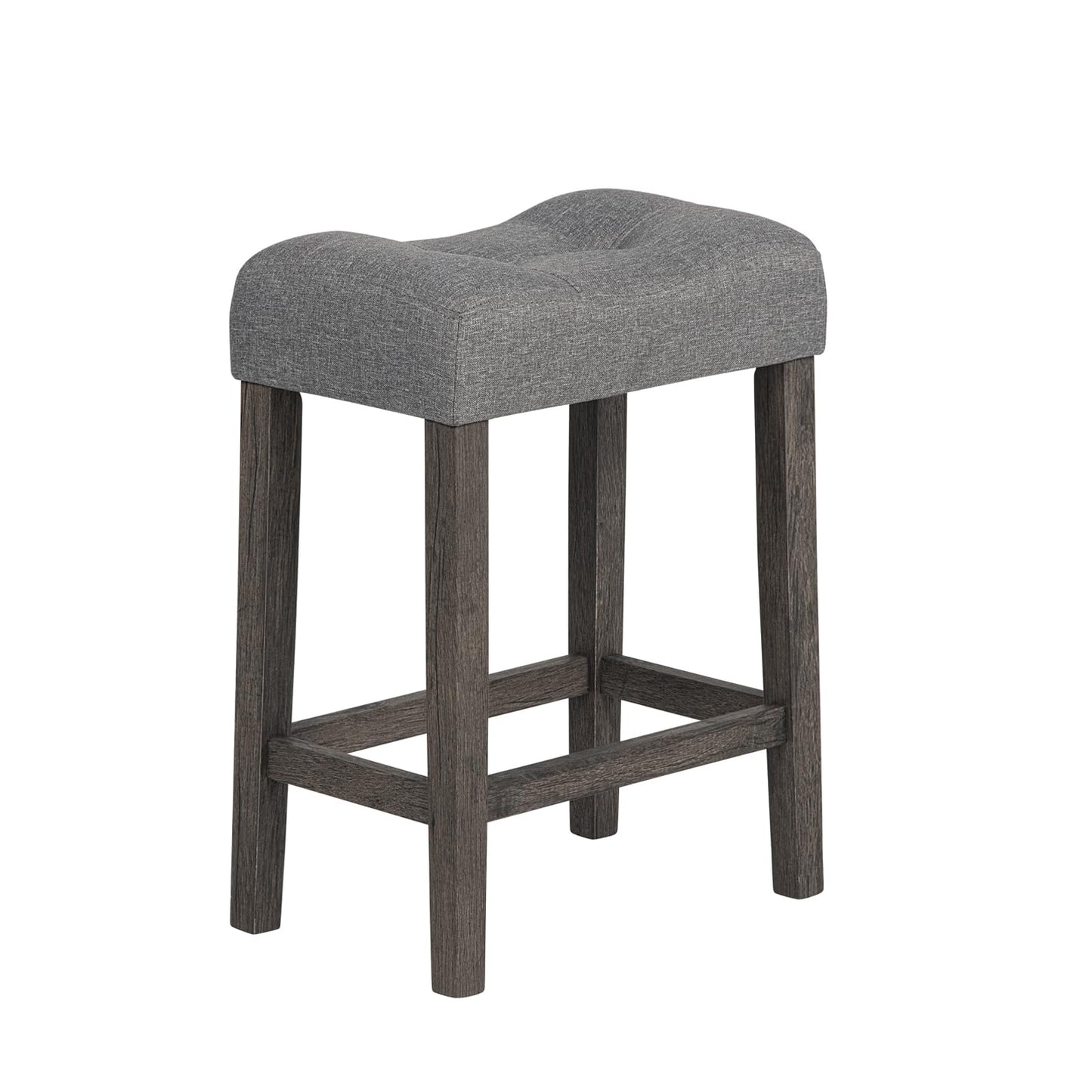 Ball & Cast 4 Piece Counter Height Bar Tables Stool Set, Farmhouse Wooden Kitchen Island-Table w/USB Ports & Power Outlet & 3pcs Padded Stools,59" Dining-Table with Chairs,Charging Station, Dark Gray