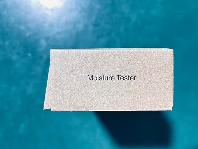 Wood Moisture Meter, Firewood Moisture Tester, Drywall Moisture Detector, Pin Type Water Leak Detector with Visual Alerts for Lumber Logs Concrete Floors Ceiling Building Material Hardwood