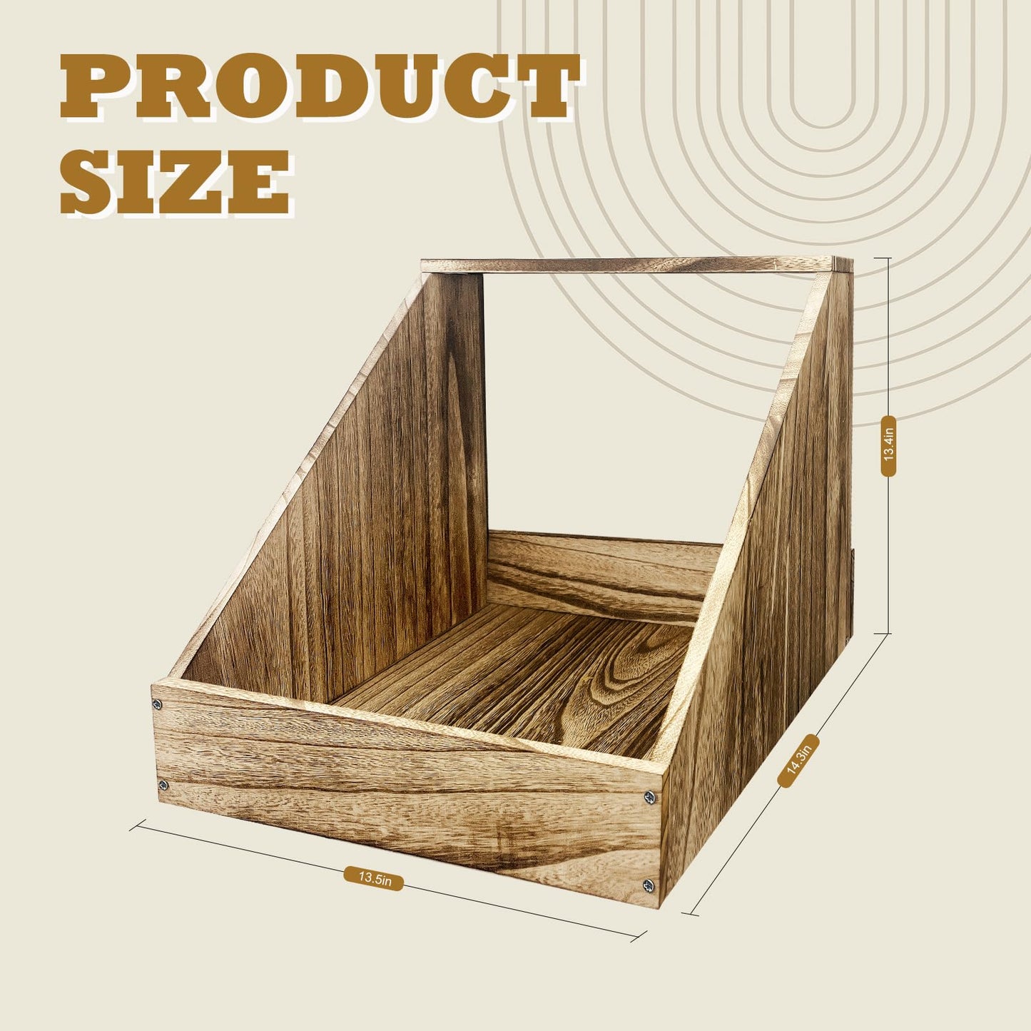 Wooden Single Compartment Chicken Nesting Box for Outdoor Coop - Comfortable Laying Box for Hens, Ducks and Poultry with Easy-Clean Design and Ventilated Egg Laying Space for Backyard Chickens
