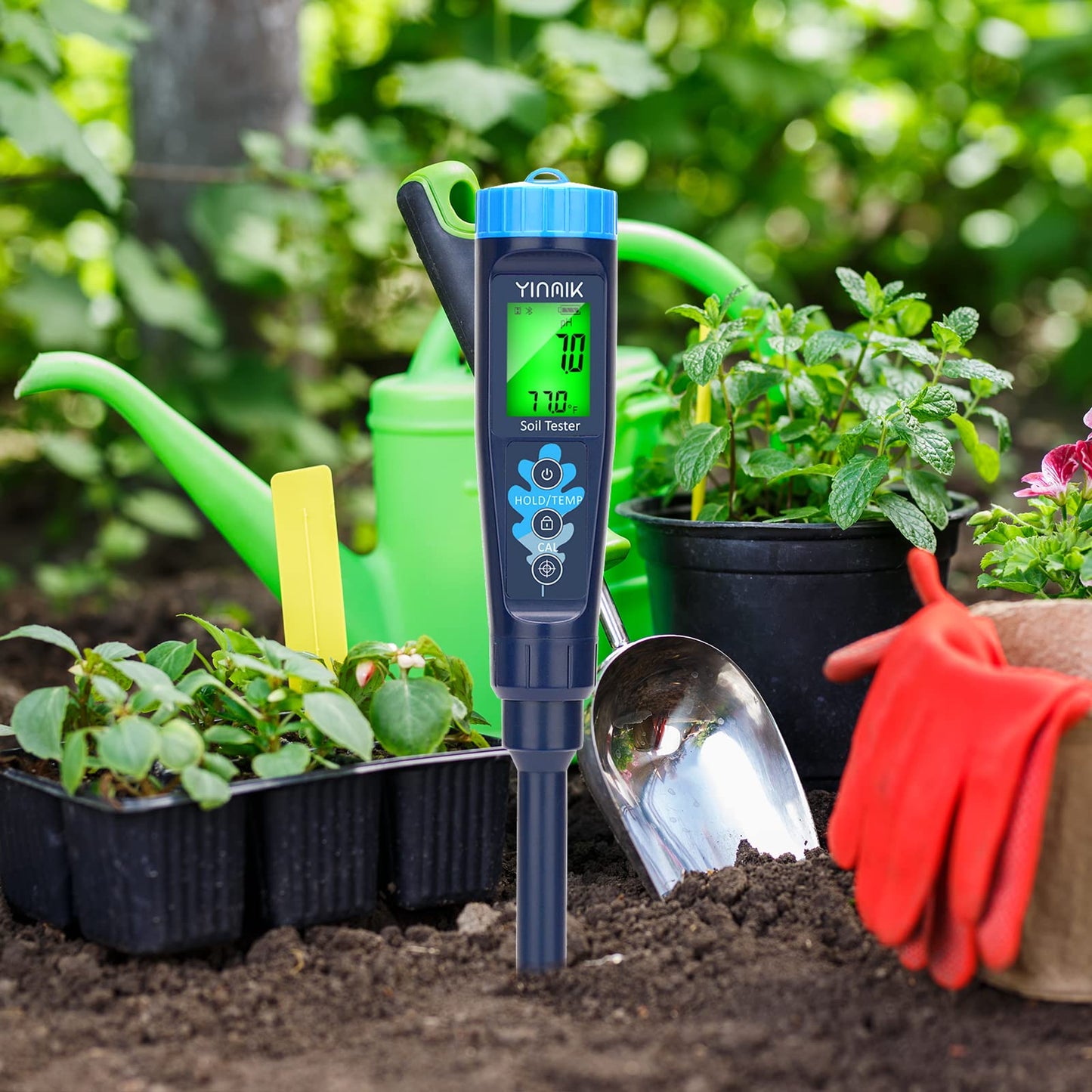 YINMIK Brix Refractometer and Soil pH Meter
