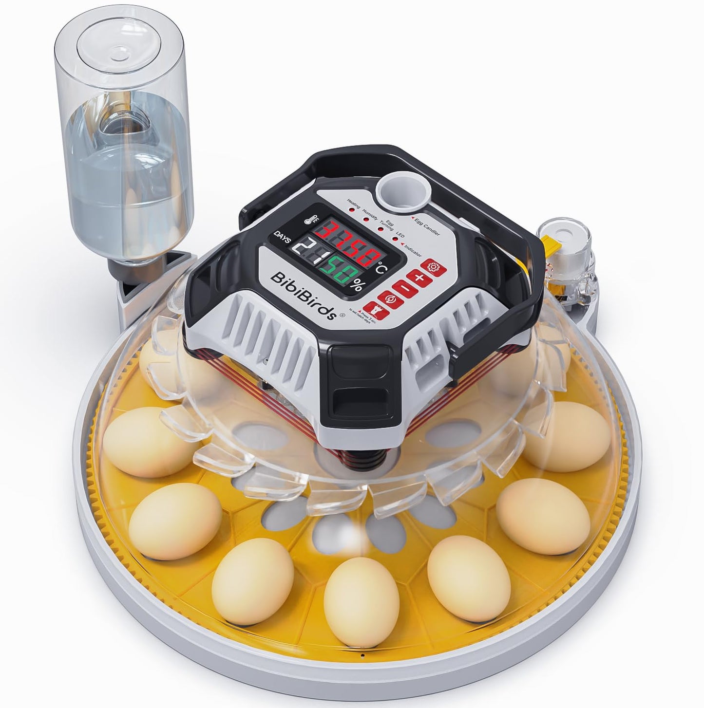 Incubators for Hatching Eggs with Automatic Humidity - MS12,Egg Incubator with Automatic Egg Turning and Digital Humidity Control to Hatch Chicken, Quail, Duck