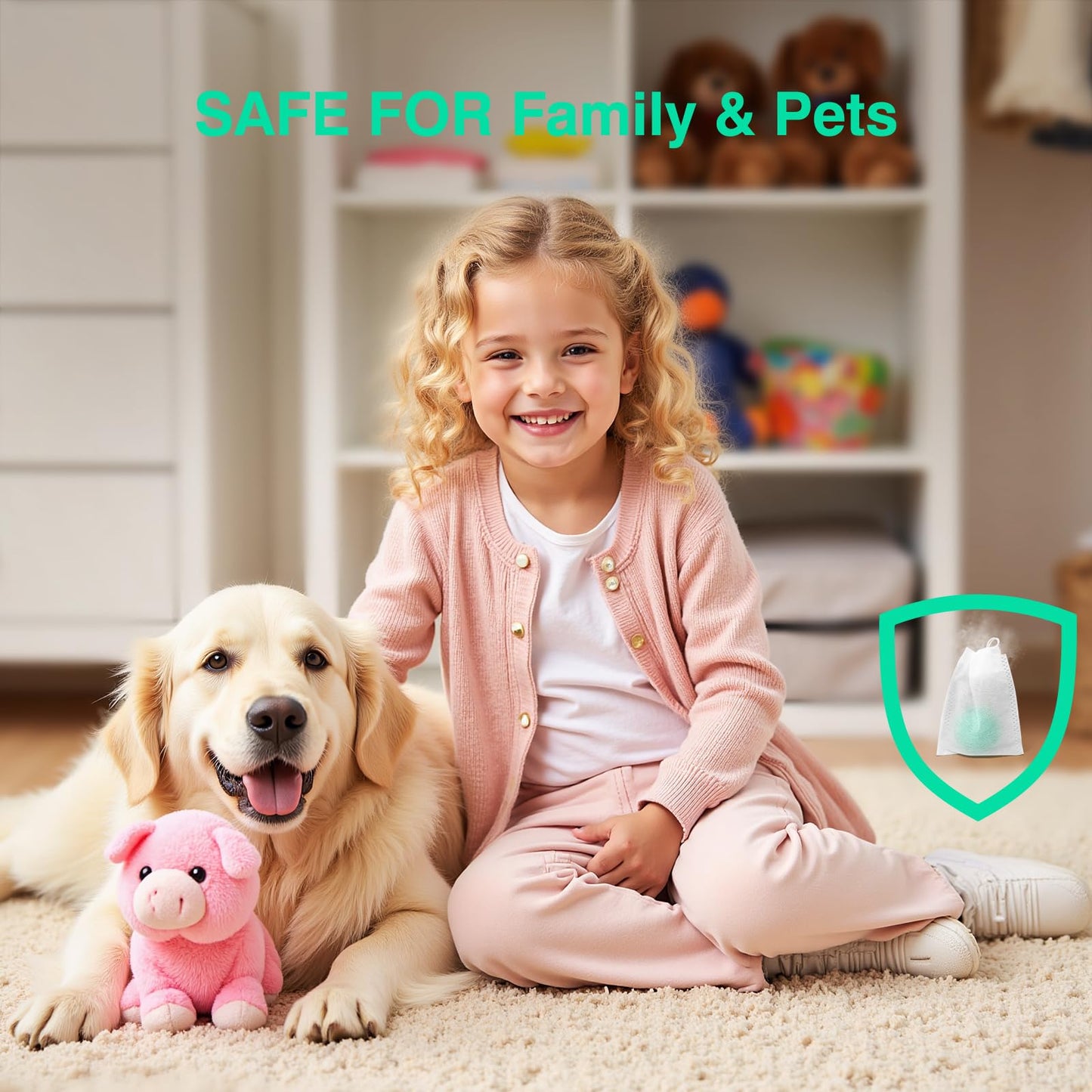 24 Pack Mouse Rodent Repellent, Natural Peppermint Oil, Mice, Rat, Squirrel, Pest Control, Rodent Repellent for Indoor Outdoor Use(Light Green)