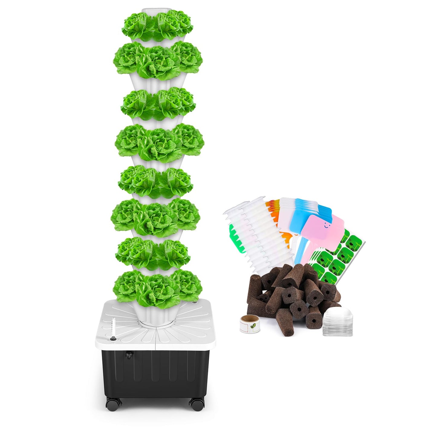 BAOSHISHAN Buy a Hydroponic Tower and Get a Hydroponic Pods Kit for Free