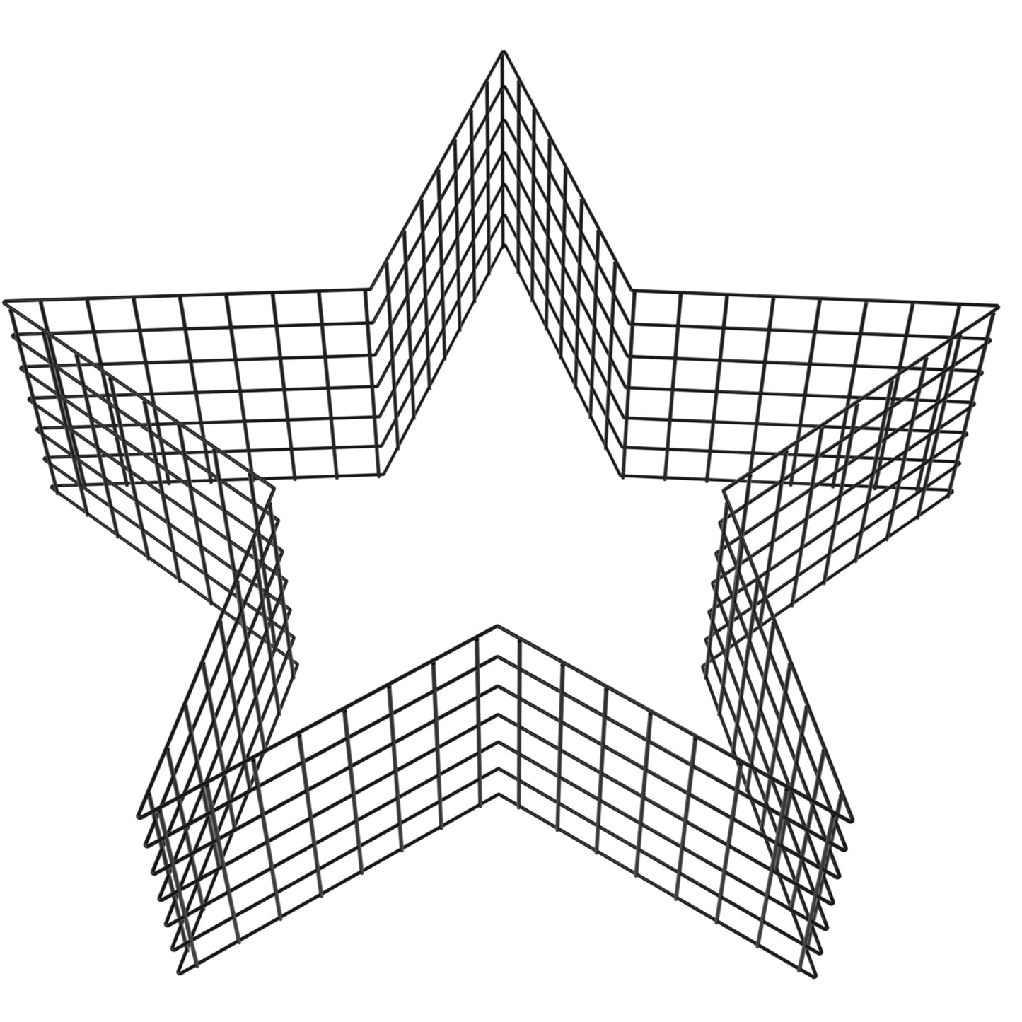 AMAGABELI GARDEN & HOME 24in(H)×50ft(L) Black Adaptive Bending Annealing Wire Mesh Welded Wire Fence for Outdoor Yard Greenhouse Plant Protection Poultry Netting