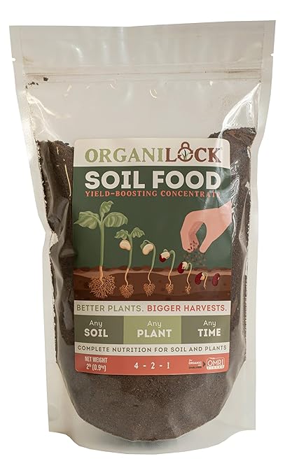 Soil Food - (2 Pound Bag) | Regenerative Soil Amendment with Microbes, Microbe Food, Biochar & Organic Fertilizer | Yield-Boosting Concentrate |