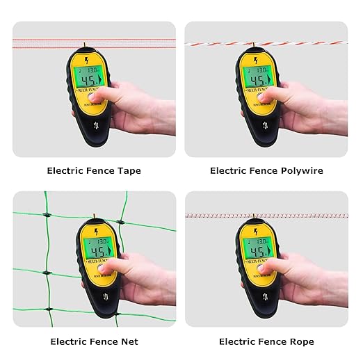 Electric Fence Tester and Fault Finder, 15KV Digital Electric Fence Voltage Tester 200V‑15000V