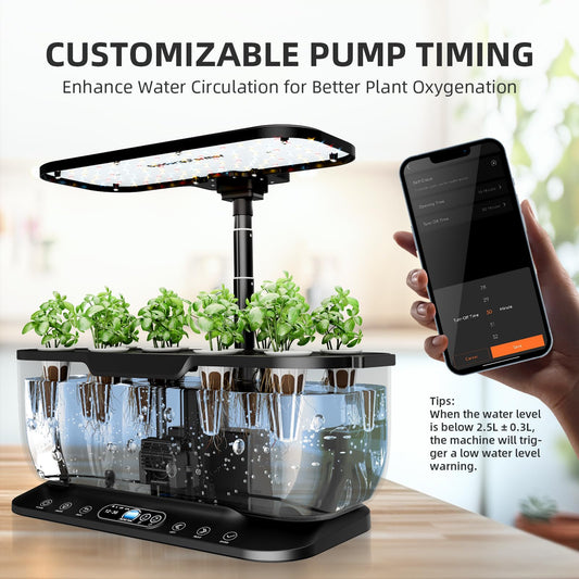 Spider Farmer Small Grow Tent for Aerogarden, SmartG12 Hydroponic Growing System