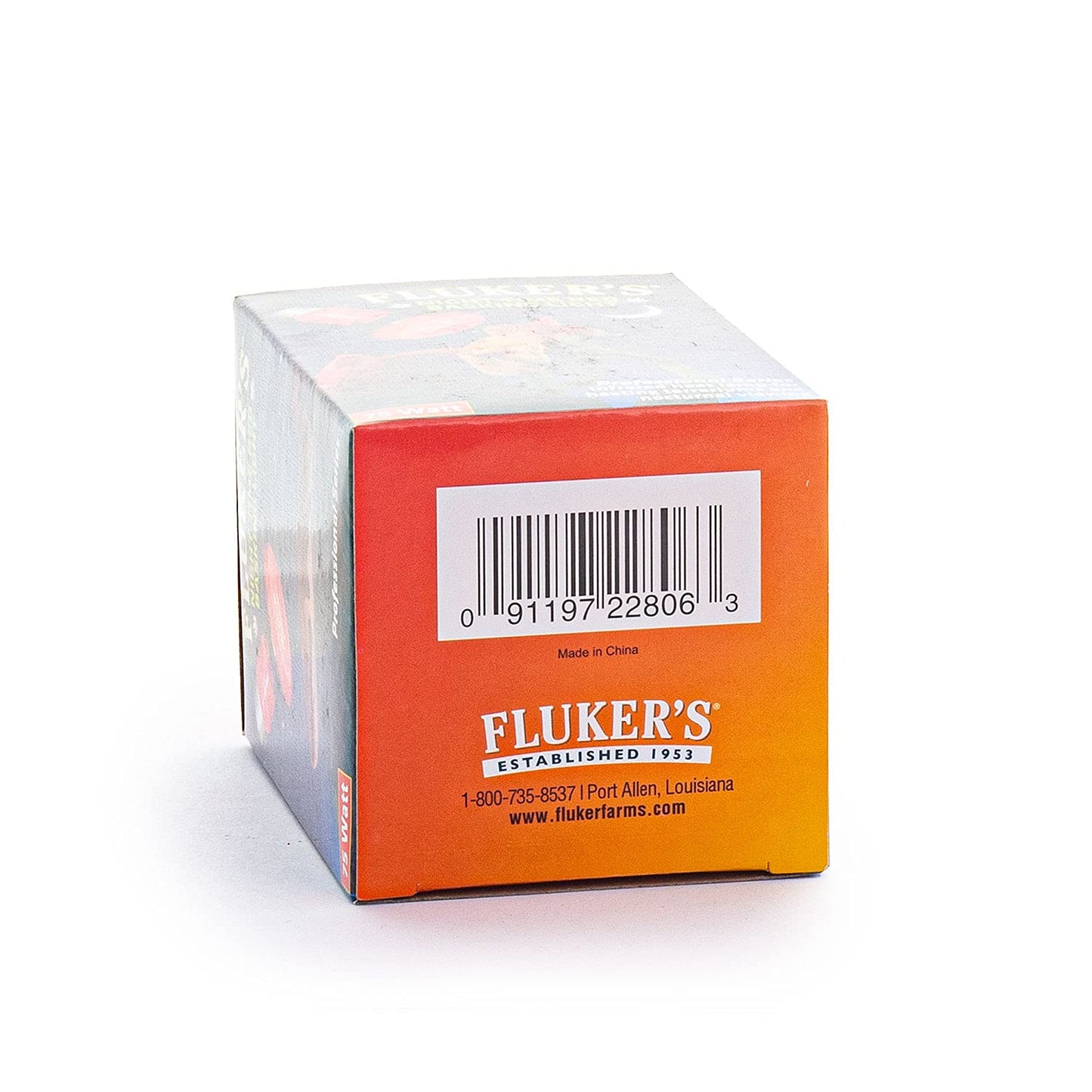 Fluker's Night Time Red Basking Spotlight, Infrared Heat Lamp for Reptiles, 75 Watt