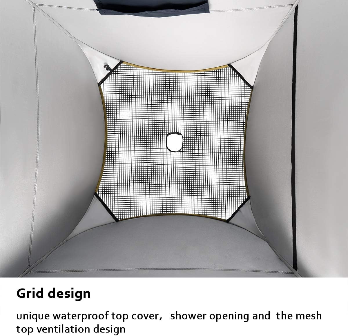 ropoda Pop Up Tent 83" x 48" x 48" Upgrade Privacy Tent, Porta-Potty Changing Portable Changing Room Includes 1 Removable Bottom,8 Stakes,1Removable Rain Cover,1 Carrying Bag