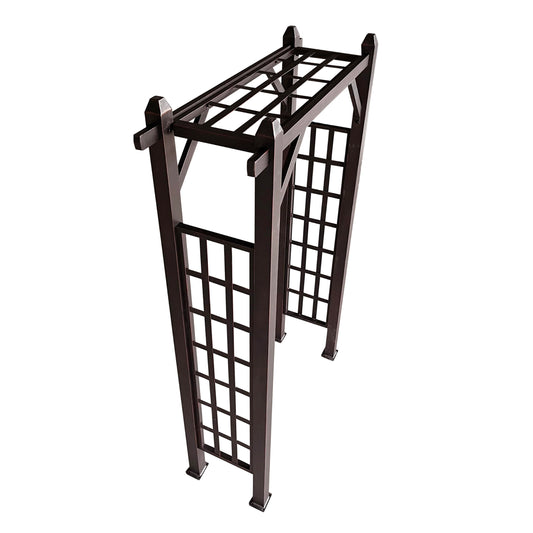 Bronze Modern Aluminum Garden Arbor Arch