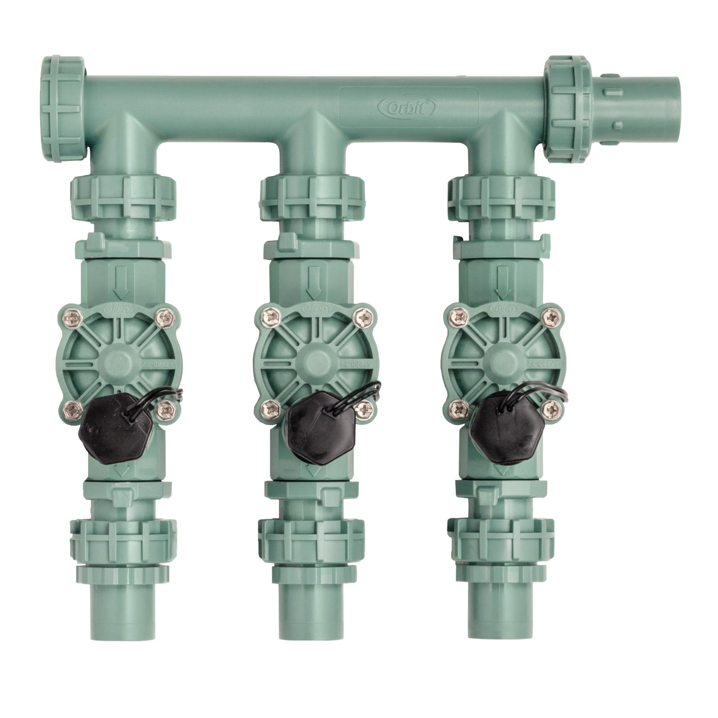 Orbit 57253 3-Valve Irrigation Manifold System - 3 Pack