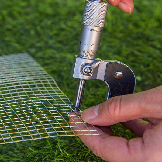 Hardware Cloth 1/4 inch 48 x 100 ft Wire Fencing: Galvanized Welded Garden Fence Roll Square Mesh 23 Gauge Chicken Rabbit Snake Cage Heavy Duty Welding Fencing