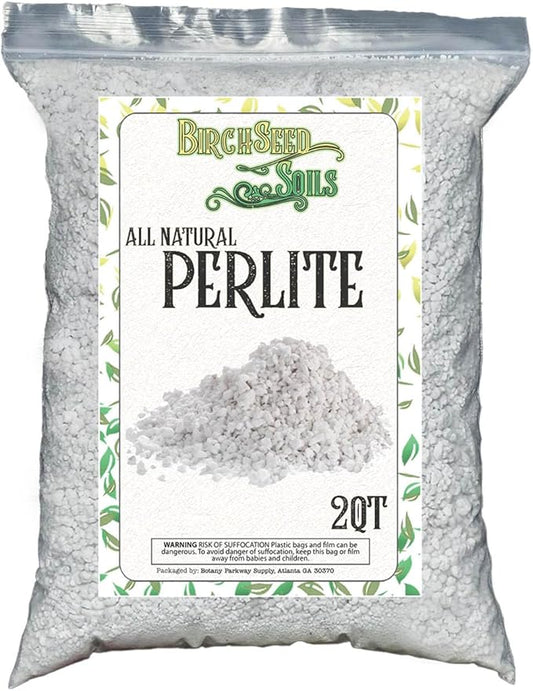 Horticultural Coarse Perlite – 2 Quart Bag – All-Natural Lightweight Additive for Improved Drainage & Aeration – Ideal for Potting Soil, Bonsai, Succulents, Houseplants, Seed Starting & Propagation