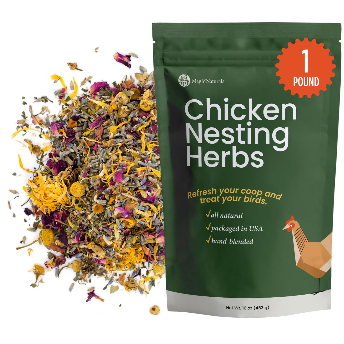 MagJo Chicken Nesting Box Herbs 1lb Coop Accessory