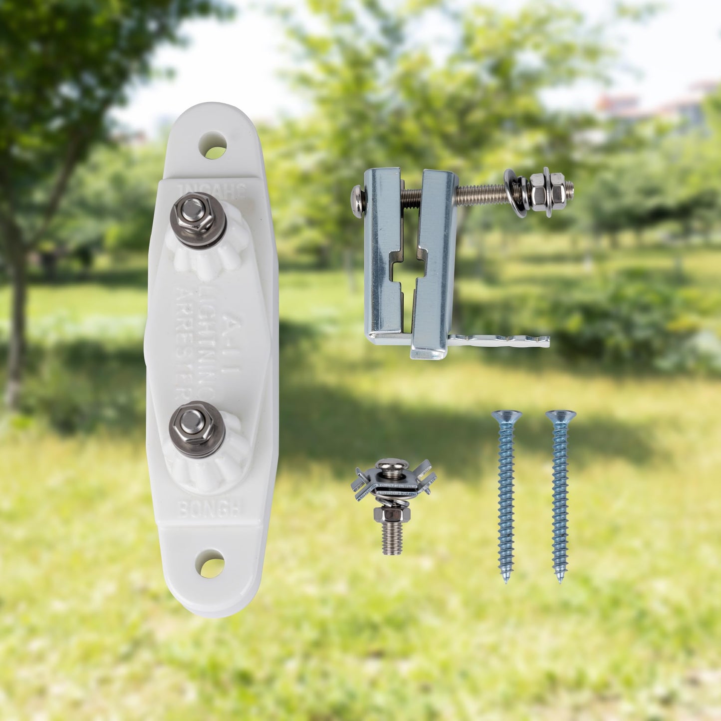 Lightning Arrestor Kit, Electric Fence Lightning Arrester Farm Lightning Arrester Animal Husbandry Electronic Fence Lightning Protection Device