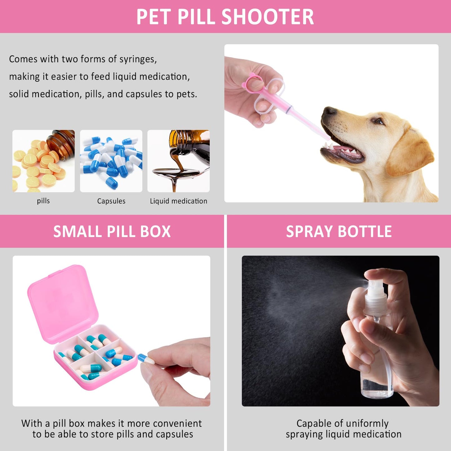 GPUSFAK 136pcs Dog First Aid Kit - Pet First Aid Kit for Dogs and Cats Pet First Aid Supplies for Car Traveling Home