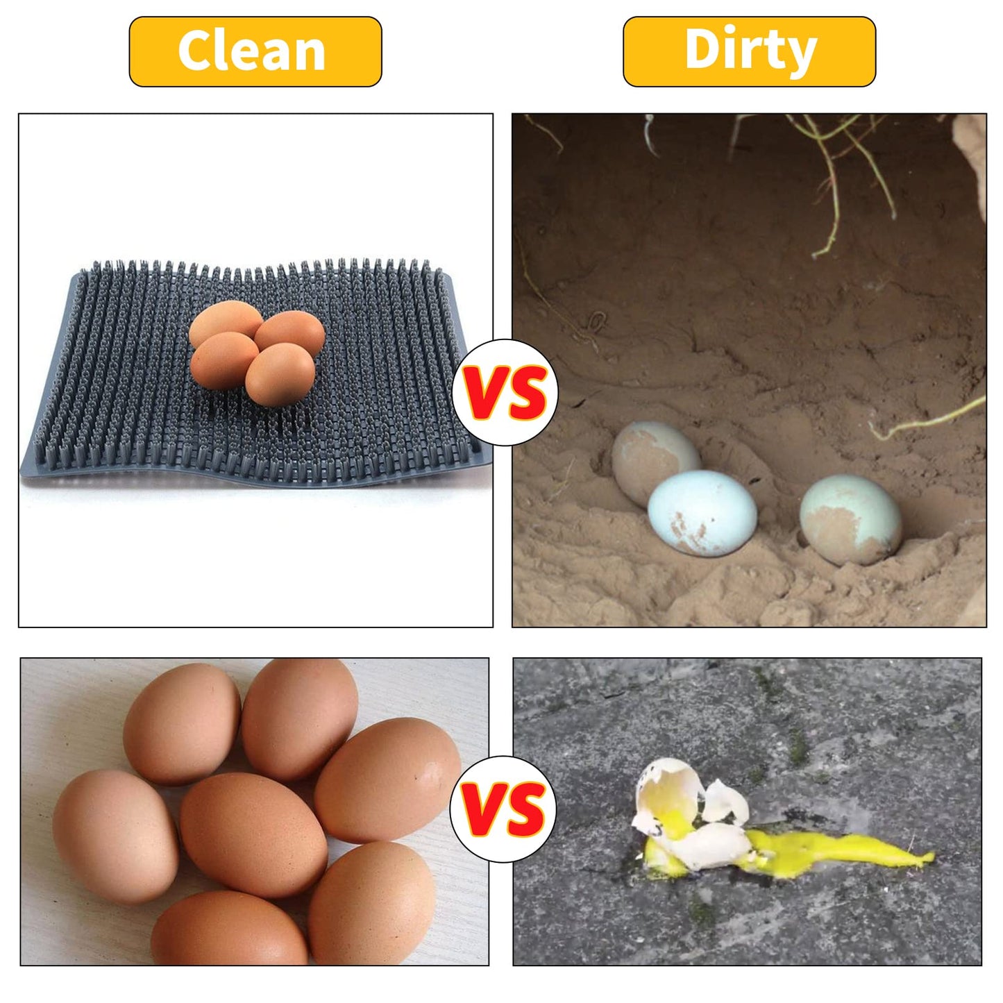 Hamiledyi Chicken Nesting Box Pads, 4PCS Washable Plastic Nesting Box Liners Chicken Bedding for Coop Reusable Egg Laying Mats Nesting Pads for Chicken Coop Poultry Nest Boxes
