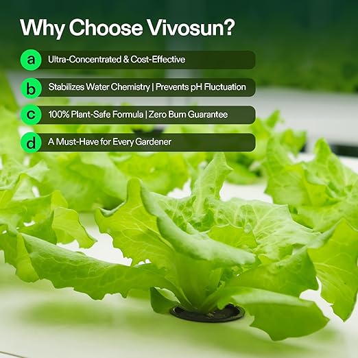 VIVOSUN pH Up & pH Down Kit, 1 Quart Each, pH Control Kit for Balanced pH Level and Optimal Nutrient Uptake, pH Adjuster Liquid Fertilizer for All Plants and All Growing Systems