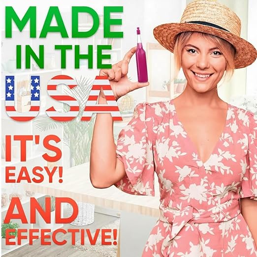 Made in The USA Rose Plant Food – Easy Cut & Stick Liquid Fertilizer for Thriving Blooms & Vibrant Foliage – Convenient 12-Pack Nutrient Solution