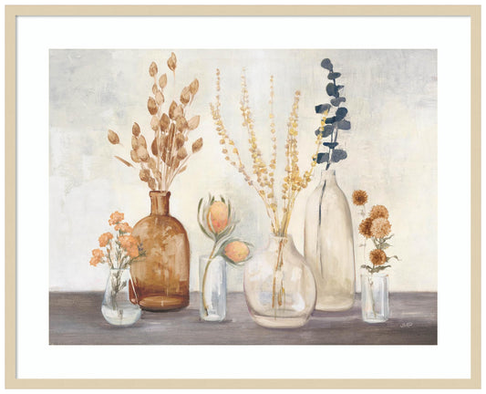 Amanti Art Framed Wall Art Print 33x41 Autumn Greenhouse I Amber by Julia Purinton, Flowers Wall Art, Rustic Farmhouse Decor, X-Large Poster Painting Artwork for Living Room, Bedroom, Bathroom, Office