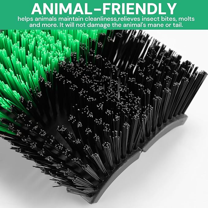 Upgraded XL Livestock Scratching Brush with 8 Screws – Large Cattle and Horse Grooming Brush, Itch Relief for Horses, Goat, Cattle,Cow,Sheep, and Pig,Livestock Supplies.