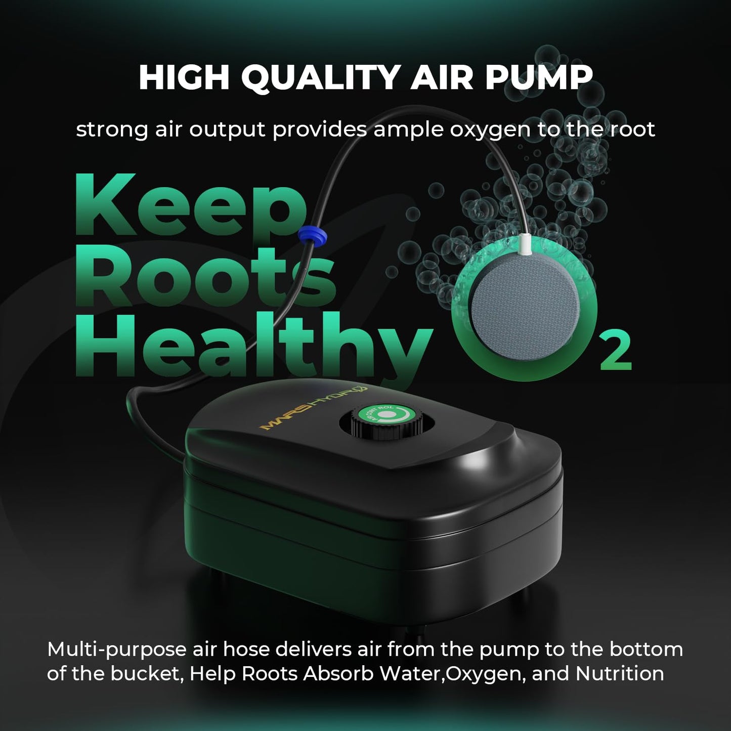MARS HYDRO 2.3x2.3 Grow Tent (27"x27"x63") & 2 Buckets 5 Gallon DWC Hydroponics Grow System Combo Kit, Indoor Plant Growing Set, Maximizes Plant Yield in Hydroponics or Indoor Gardening