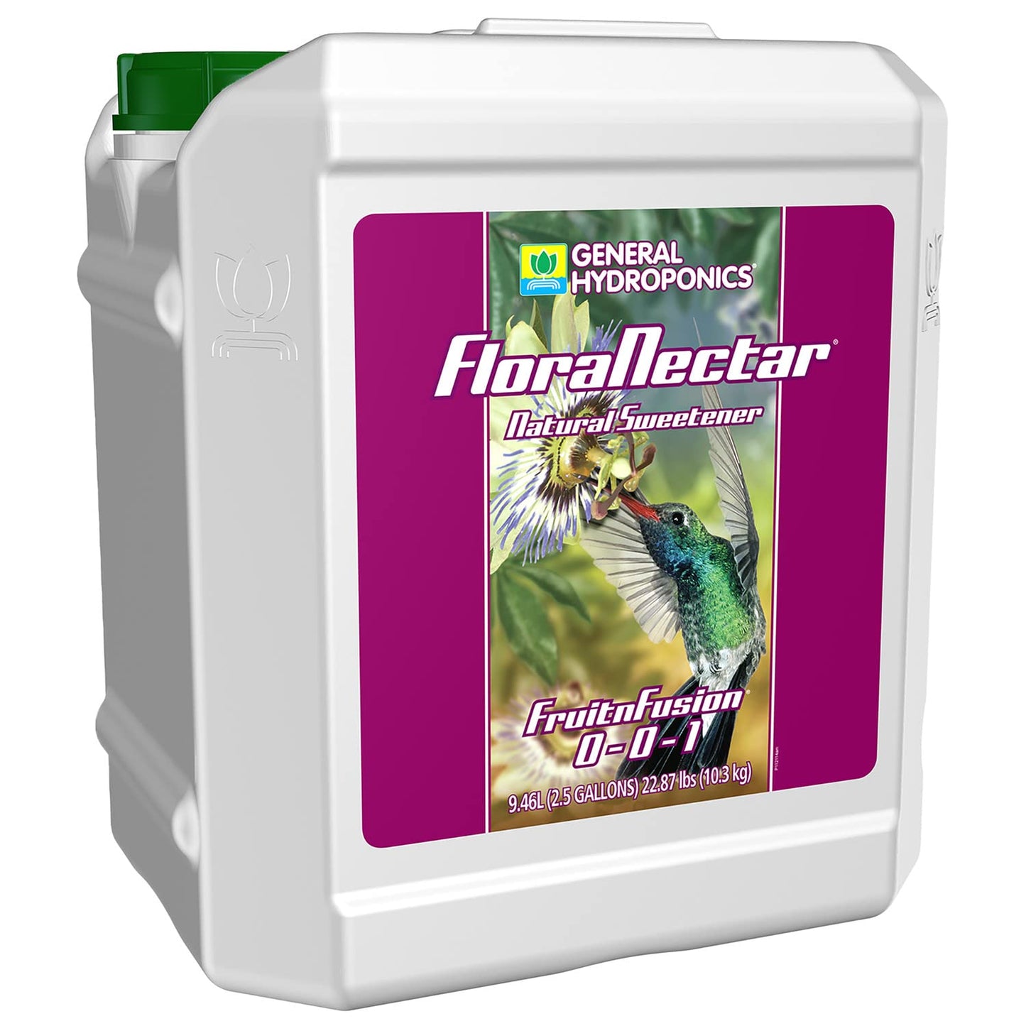 General Hydroponics FloraNectar FruitnFusion, Sweetener, 0-0-1, 2.5 gal.