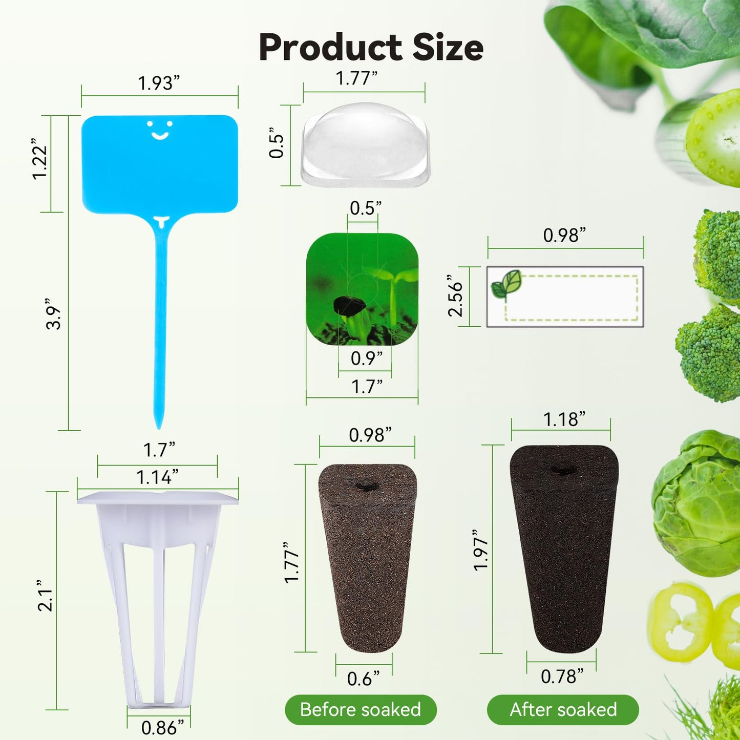 BAOSHISHAN Buy a Hydroponic Tower and Get a Hydroponic Pods Kit for Free