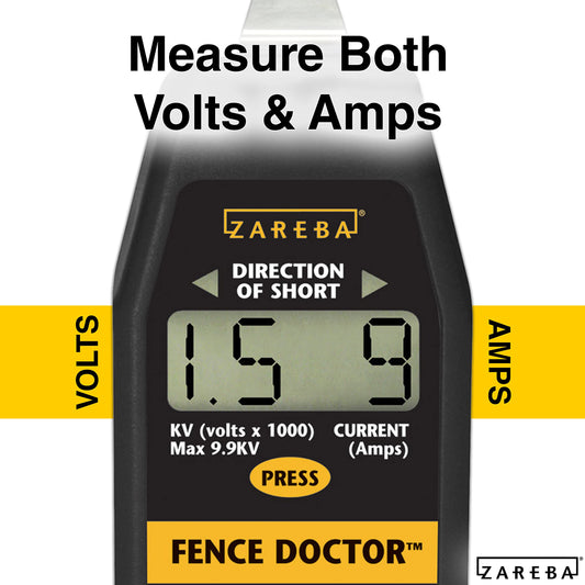Zareba FD1 Fence Doctor Digital Fence Tester and Fault Finder