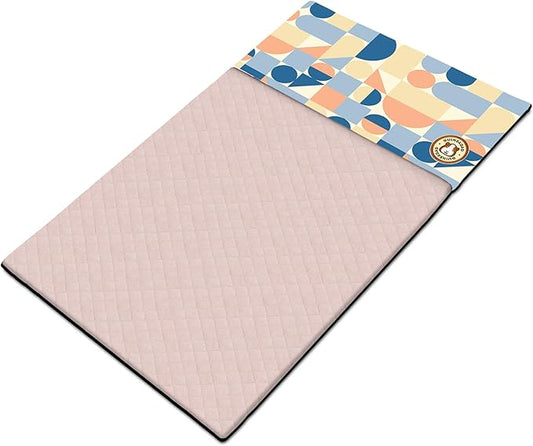 GuineaDad Premium Liner – Fleece Guinea Pig Cage Liner – Ultra-Plush Reusable Fleece Bedding with Waterproof Bottom – Extra Absorbent Liner for 2x4 C&C Cage (Cotton Candy)