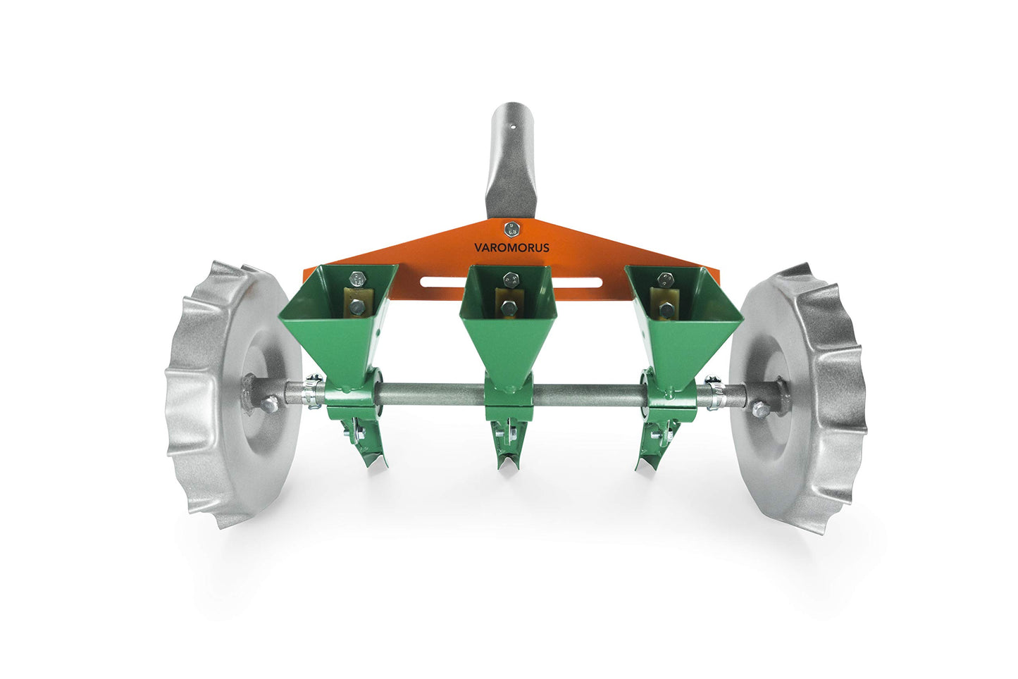 Varomorus Metal Precision Manual Seeder for Vegetables Greens Onion Radish Beets (3-Row)
