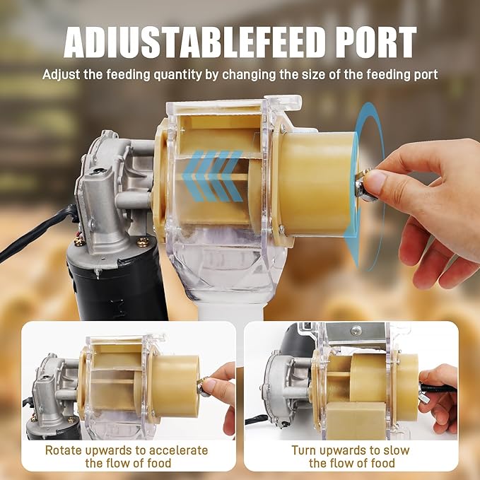 Automatic Chicken Feeder，16 Groups Timed Feeder，Automatic Poultry Feeder for Chickens, Ducks, Geese, Pigeons, Dogs, Fish, Cat