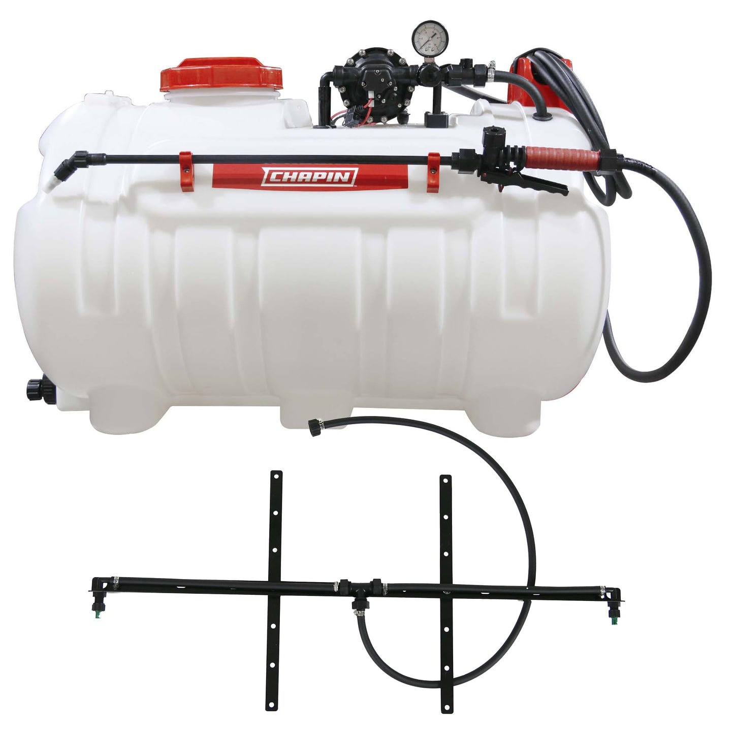 Chapin International 98444 40-Gallon Agriculture/Farming Tank Sprayer with 2-Nozzle Boom and 2.5 GPM Pump, 40-gallons, 1-Pack
