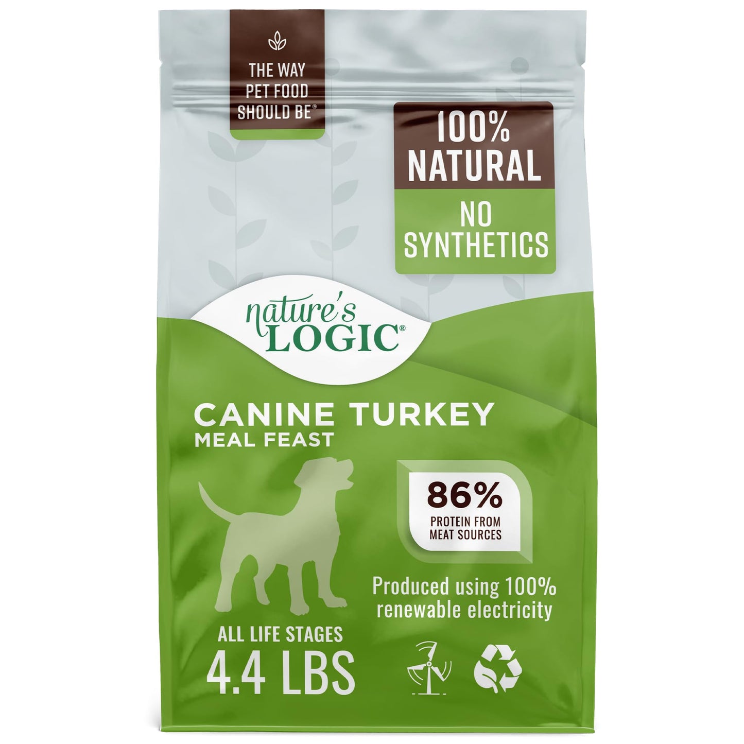 Nature's Logic Canine Turkey Meal Feast, 4.4lbs
